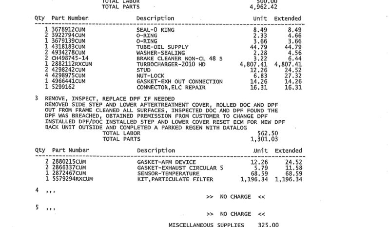 2013 KENWORTH T660 – 266K ON CERTIFIED CUMMINS OVERHAUL full