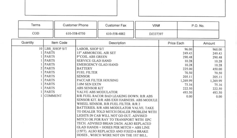 2013 KENWORTH T660 – 266K ON CERTIFIED CUMMINS OVERHAUL full