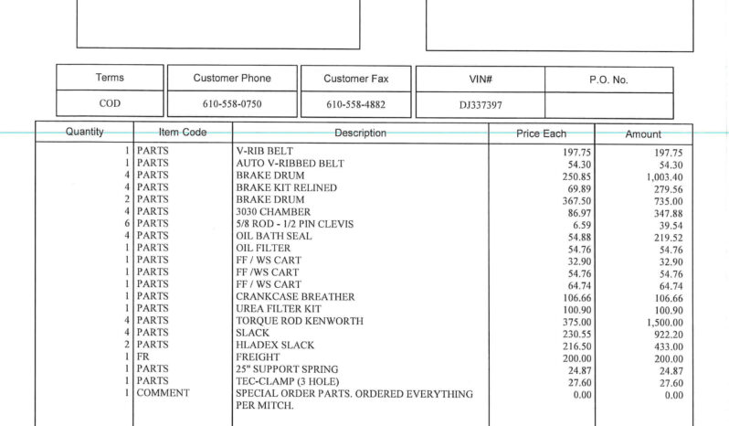 2013 KENWORTH T660 – 266K ON CERTIFIED CUMMINS OVERHAUL full